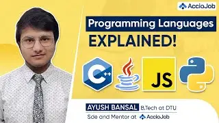 Programming languages EXPLAINED | C++ | Java | JavaScript | Python | Coding Workshop