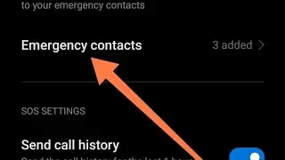 how to set emergency contact redmi note 10T, redmi note 10T emergency contact setting