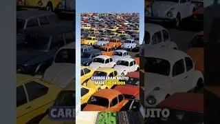 Por que os carros eram mais coloridos antigamente?