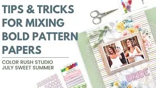 Tips for Mixing Bold Pattern Papers | Color Rush Studio Kit