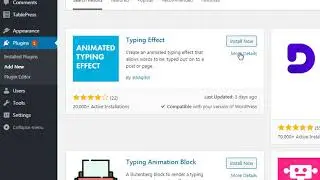 How to add Animated typing effect on your page or post Wordpress