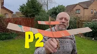 PART 2 Build - Glider from cardboard pizza box