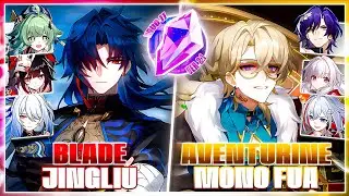 Blade X Jingliu & Aventurine Mono Follow Up Attack | Memory of Chaos 11 (Honkai Star Rail 2.1)