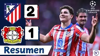 RESUMEN | Atlético Madrid vs Leverkusen 2-1 GOLS E MELHORES MOMENTOS | Champions League 24/25 HOY