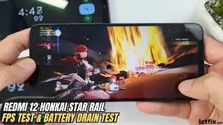 Redmi 12 Honkai Star Rail Gaming test | Helio G88, 90Hz Display