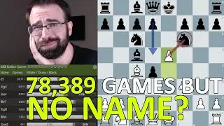 How does this Popular Chess Opening NOT have a name?