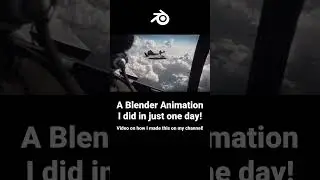 F-35 Jets flying in Formation - Blender Animation 