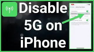 How To Turn Off 5G On iPhone