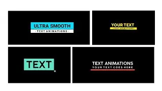 Top 5 Smooth Text Animation In Alight Motion