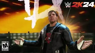 WWE2K24  Dean Ambrose 18 Asylum Entrance w/ Theme & GFX Pack | WWE2K24 Crazy Pc Mods