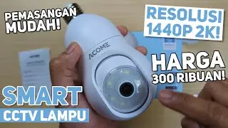 Kamera CCTV Terjangkau Dengan Bentuk Bohlam Lampu | Review ACOME APC8S CCTV Smart IP WiFi Camera