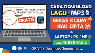 ✅ CARA DOWNLOAD MUSIK NO COPYRIGHT | Ini Tempatnya 🎵🤩