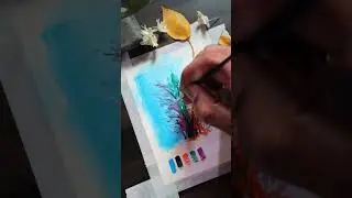 Season Tree / 4 season painting / Painting Ideas for beginners #acrylicpainting #painting #art