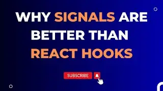 Why Signals Are Better Than React Hooks #signals #reacthooks