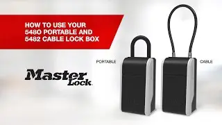 Operating the Master Lock 5480 & 5482 Lock Boxes