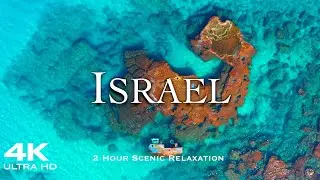 [4K] ISRAEL 2024 🇮🇱 2 Hour Drone Aerial of The Holy Land | מדינת ישראל l Relaxation دولة اسرائيل