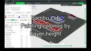 BamBu Lab Stuido Color by layer height