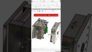 SOLIDWORKS Injection Molding Animation 