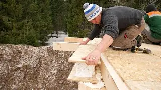 We built a Canadian thermos house. Step by step construction process