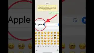 Add Apple Logo Emoji In Your Keyboard #shorts #iphone #apple