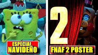 BOB ESPONJA ESPECIAL NAVIDEÑO, POSTER DE FNAF 2, NUEVO TRAJE SPIDER-MAN