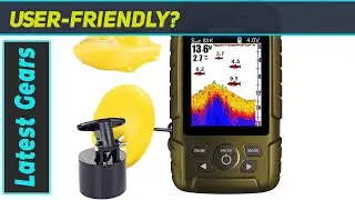 LUCKYLAKER Water Handheld Fish Finder Boat Sonar Wireless Fish Finders Waterproof Portable