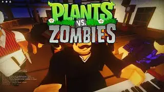 Playing Plants Vs Zombies music on Piano (Roblox)