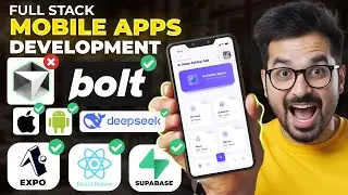 How to Develop Mobile Apps for Android and iOS using Bolt.new AI Coding in React Native & Expo 2025