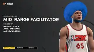HOW to MAKE the BEST MID RANGE FACILITATOR on NBA 2K21 NEXT GEN! RAREST SMALL FORWARD BUILD 2K21!