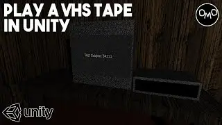 How to Play a VHS Tape in a VHS Player in Unity (Unity C# Tutorial)