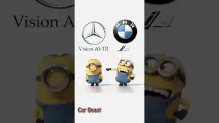 Mercedes benz Vision Avtr  VS  BMW  i8 Comparisos minions style 
