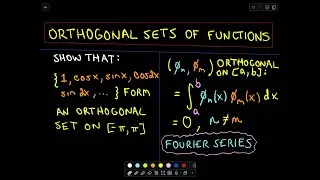 ❖ Orthogonal Set of Functions (Fourier Series) ❖