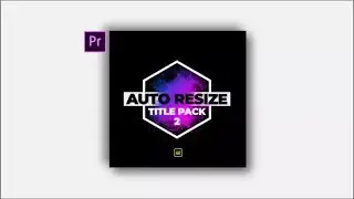 Videohive Auto Resize Modern Title Pack 2 » free after effects templates