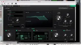 Softube Statement Lead VST sounds & presets demo with heartbeat drum machine