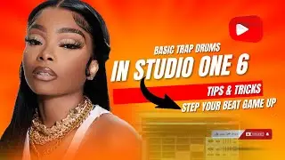 How To make basic Trap Drums In Studio One 6 Beginner Tutorial