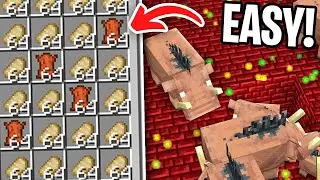 Easiest 1.21 Auto Hoglin Food Farm in Minecraft Java! [4000/HR]