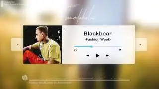 blackbear - fashion week (it's different Remix)