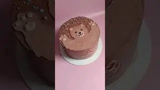 Рисунок на торте кремом 
