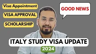 Italy Student VIsa Updates 2024 ( 15/08/24) | Study in Italy