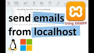 How to send emails from localhost using PHP and SendMail | Send email with PHP