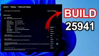 New Windows 11 Build 25941 (Canary Channel) Futuristic update || Build 25941