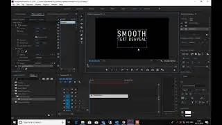 Smooth Text Reveal Premiere Pro