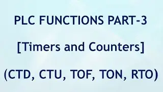 #Timers and Counters# Plc Function