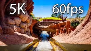 Splash Mountain front seat on-ride 5K POV @60fps Disneyland