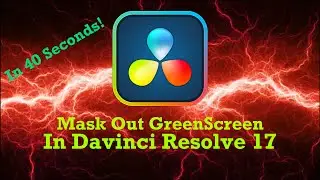 How to Change Green Screen Background in Davinci Resolve 17 (In under 1 minute)