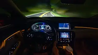 👉AT NIGHT: 2024 INFINITI QX50 -- Interior Exterior Lights Headlights Analysis Night Drive