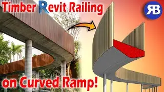 Revit Snippet: Create Timber Railing on Curved Concrete Ramp