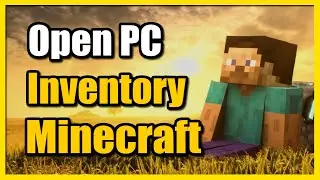 How to Open your Inventory on PC in Minecraft (Press E Key)