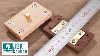 Ruler Marking Gauge with adjustment function 調整機能付きマーキングゲージ