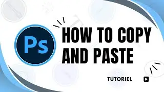 How do you copy and paste on Photoshop